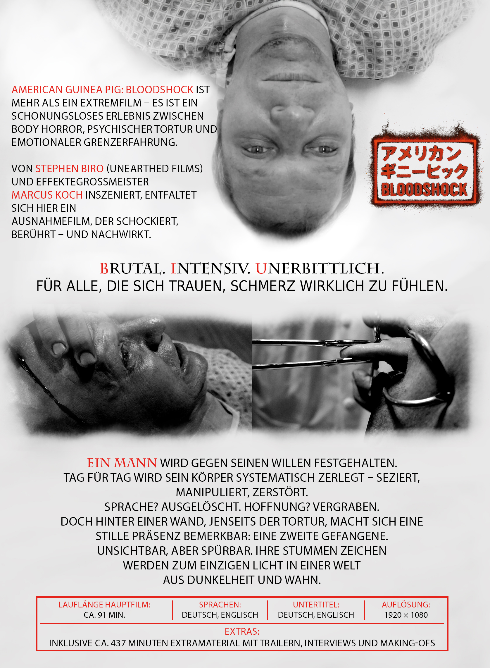 American Guinea Pig Bloodshock Mediabook Cover D – Bild 4