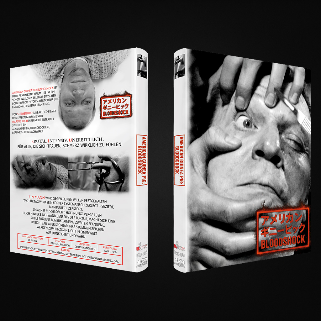American Guinea Pig Bloodshock Mediabook Cover D – Bild 2